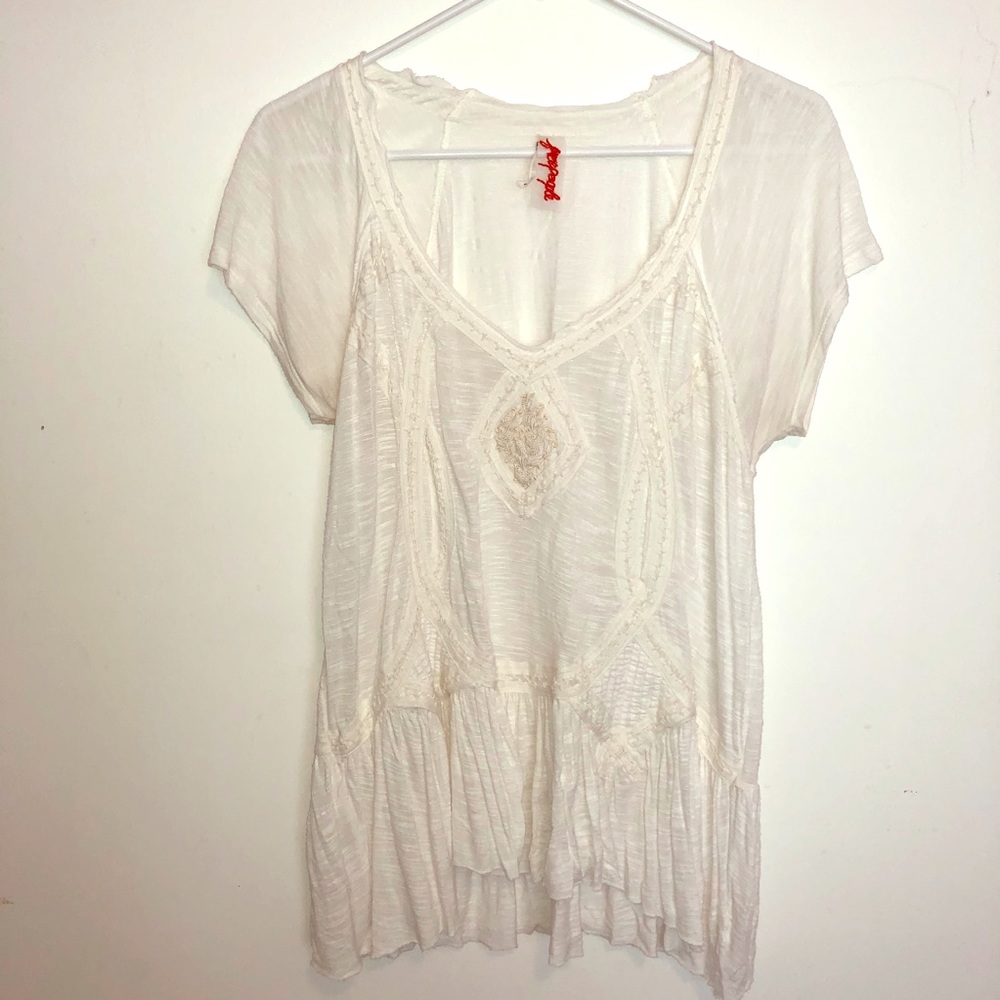 🌟Free People  sleeveless flowy top EUC